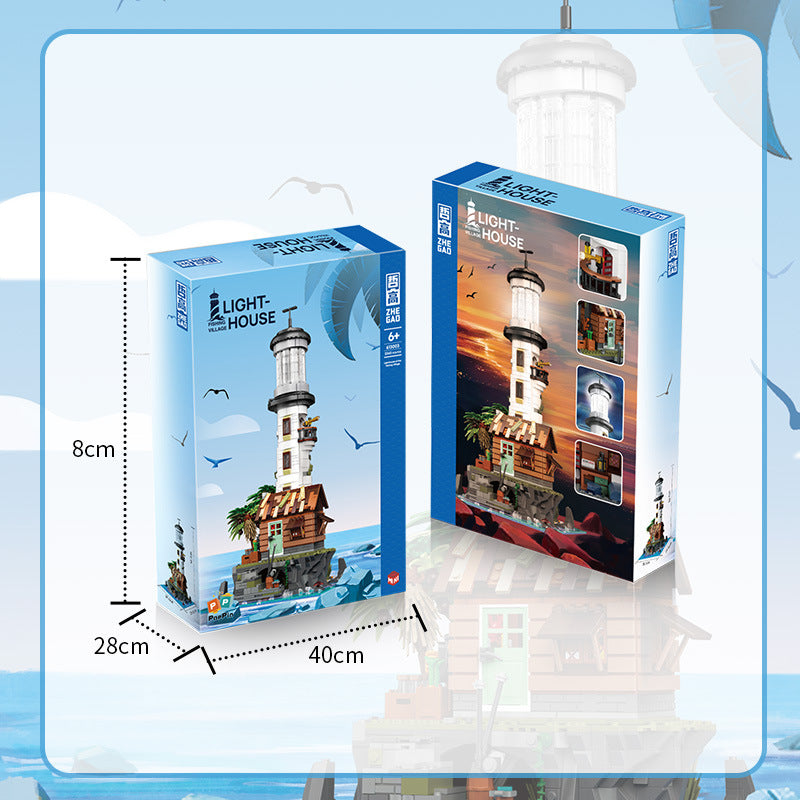 Leuchtturm Fischerdorf Klemmbausteine – Bild 5 | LuxeStyle