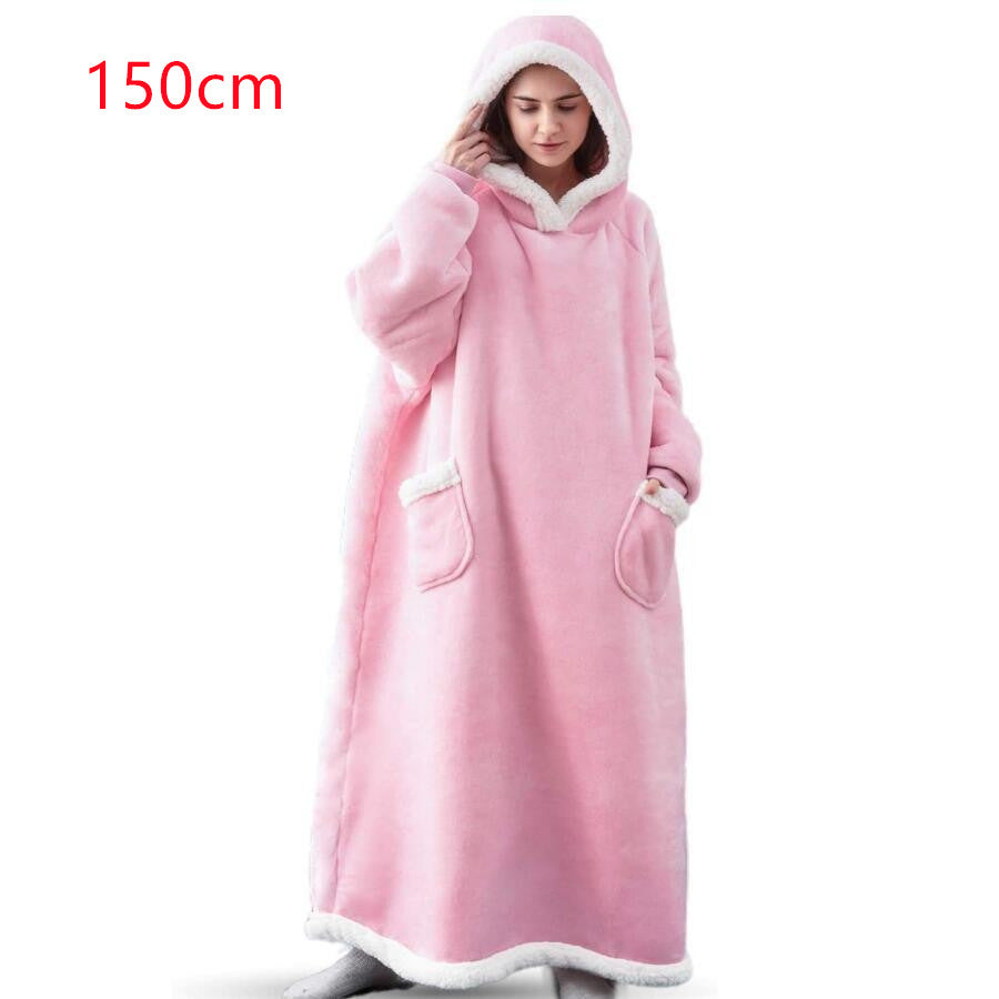 XXL Hoodie-Decke mit Taschen für Sie & Ihn