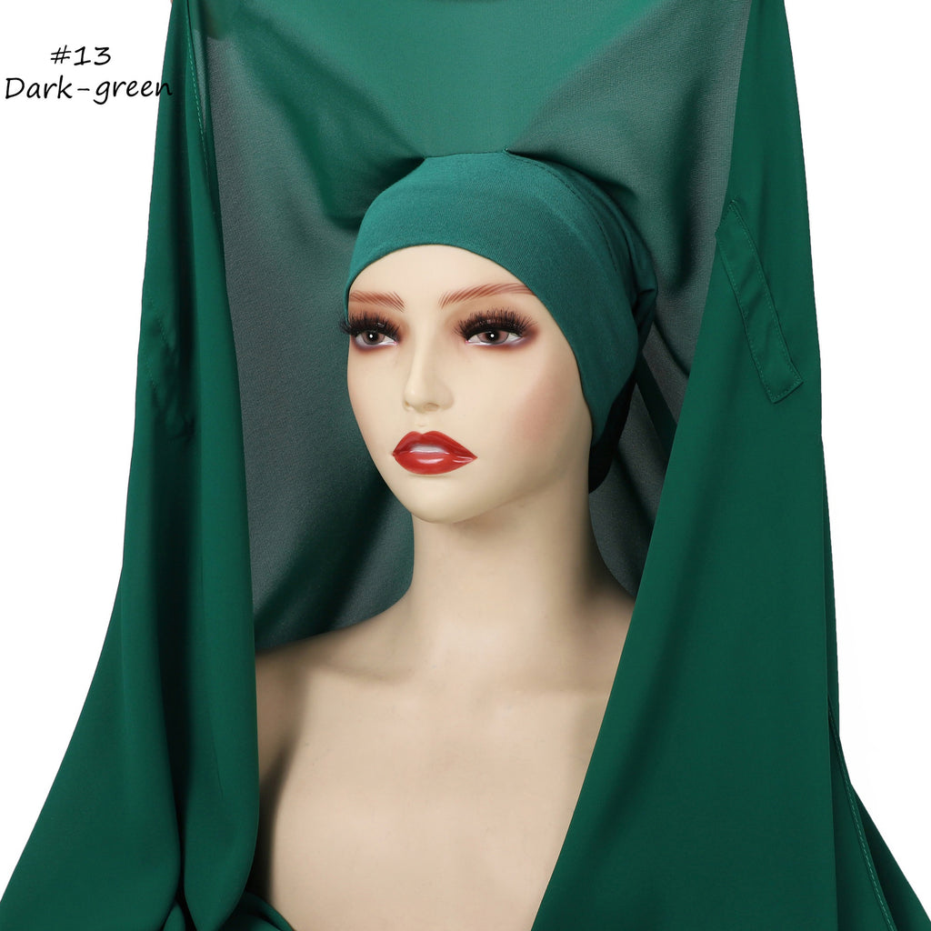 Elegantes Chiffon-Tuch mit Magnetverschluss
