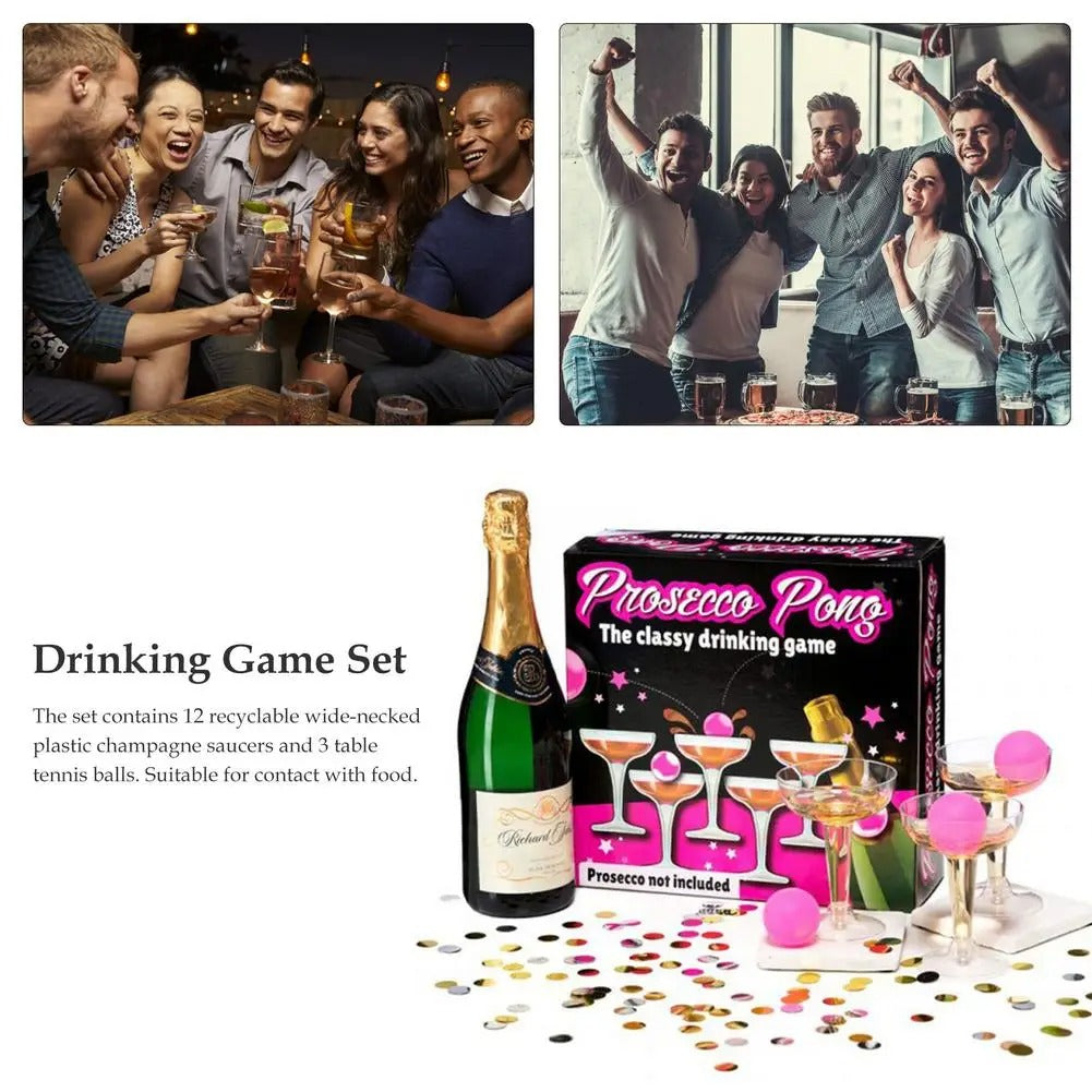 Champagner-Pong-Set – Bild 2 | LuxeStyle