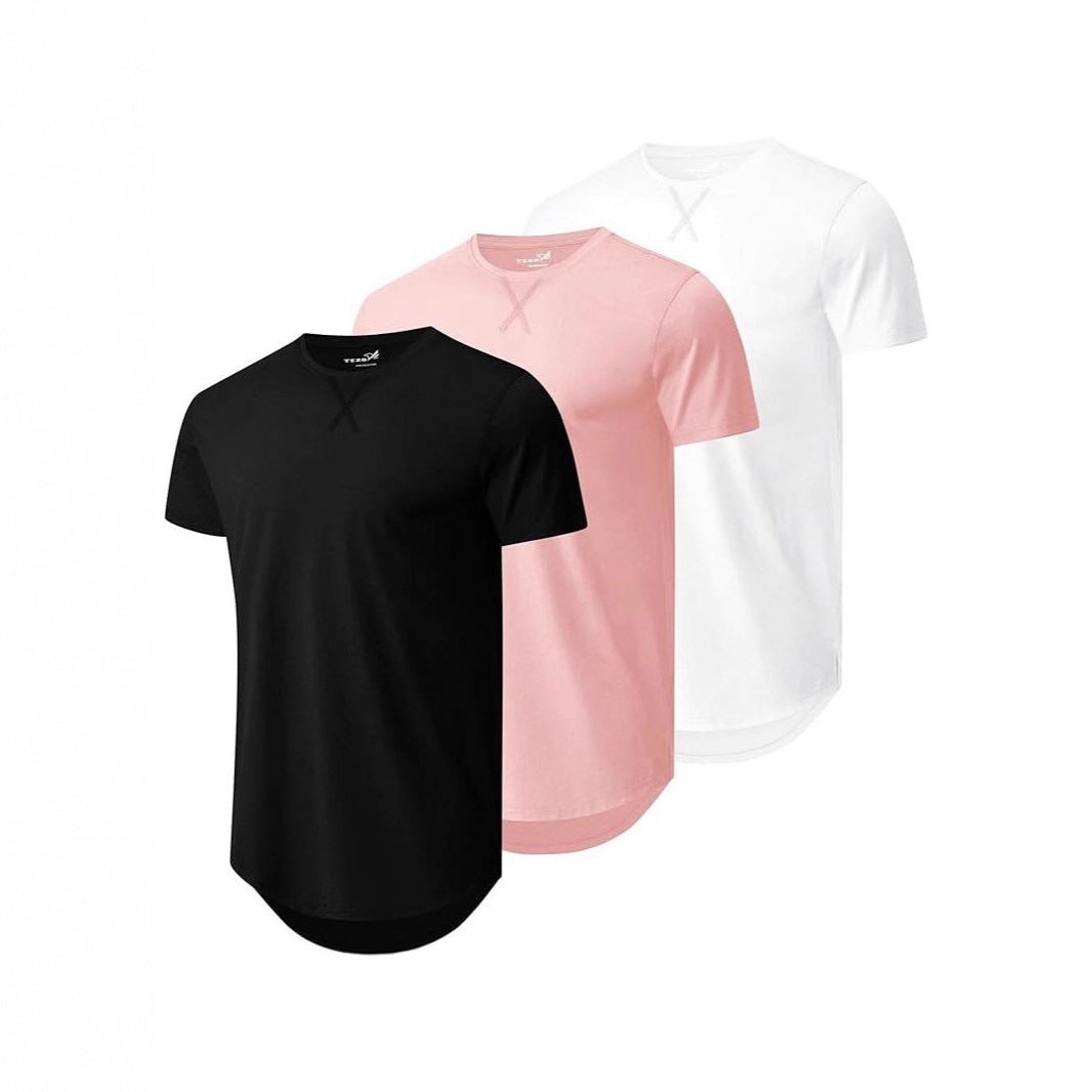 Lässiges Kurzarm-Shirt aus Baumwoll-Mix