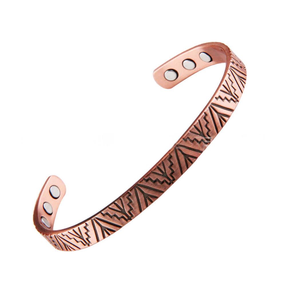 Kupferarmband mit Magnetverschluss