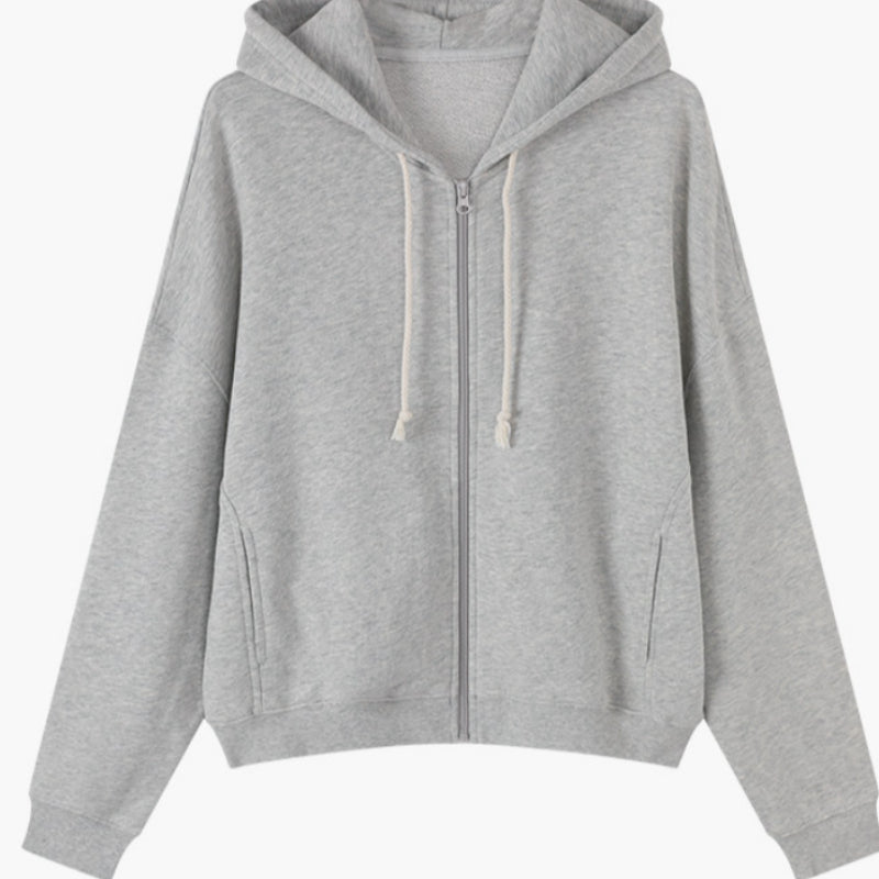 Vielseitiger Strick-Cardigan mit Reissverschluss
