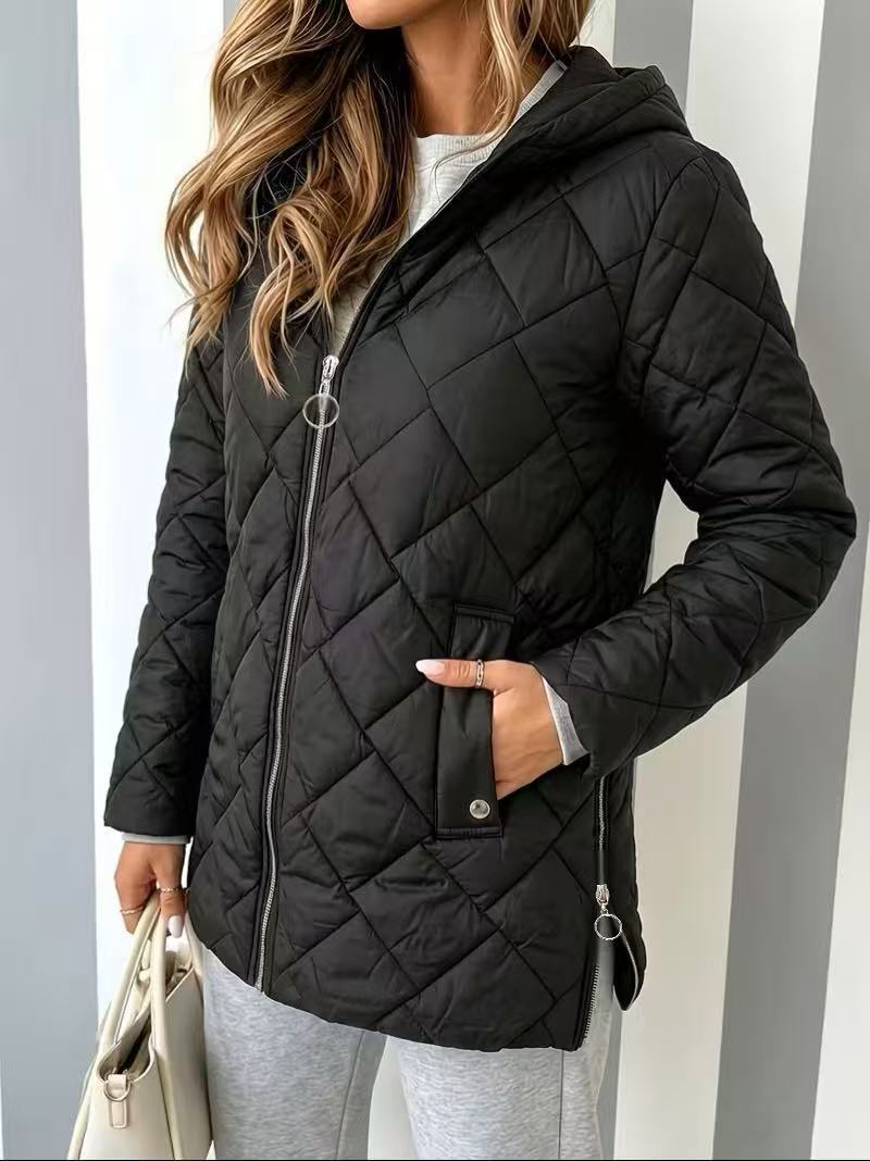 Plus‑Size Hooded Baumwoll‑Kissenmantel – Bild 4 | LuxeStyle