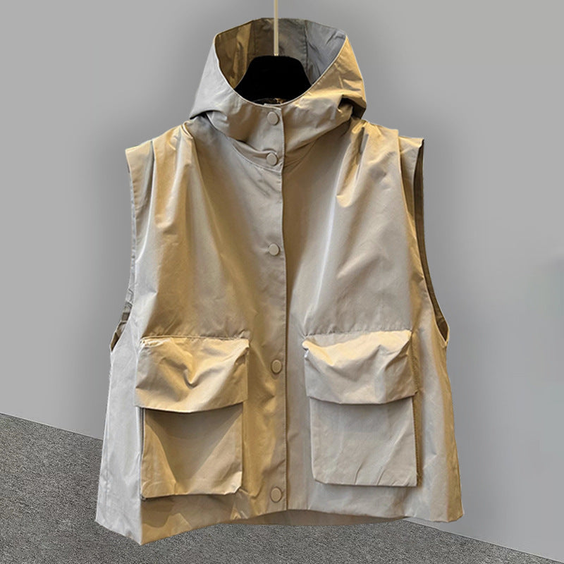 Herren Cardigan mit Kapuze