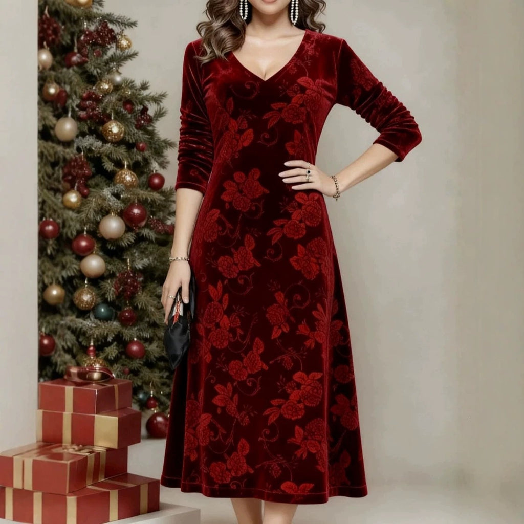 Samtkleid für Damen | LuxeStyle