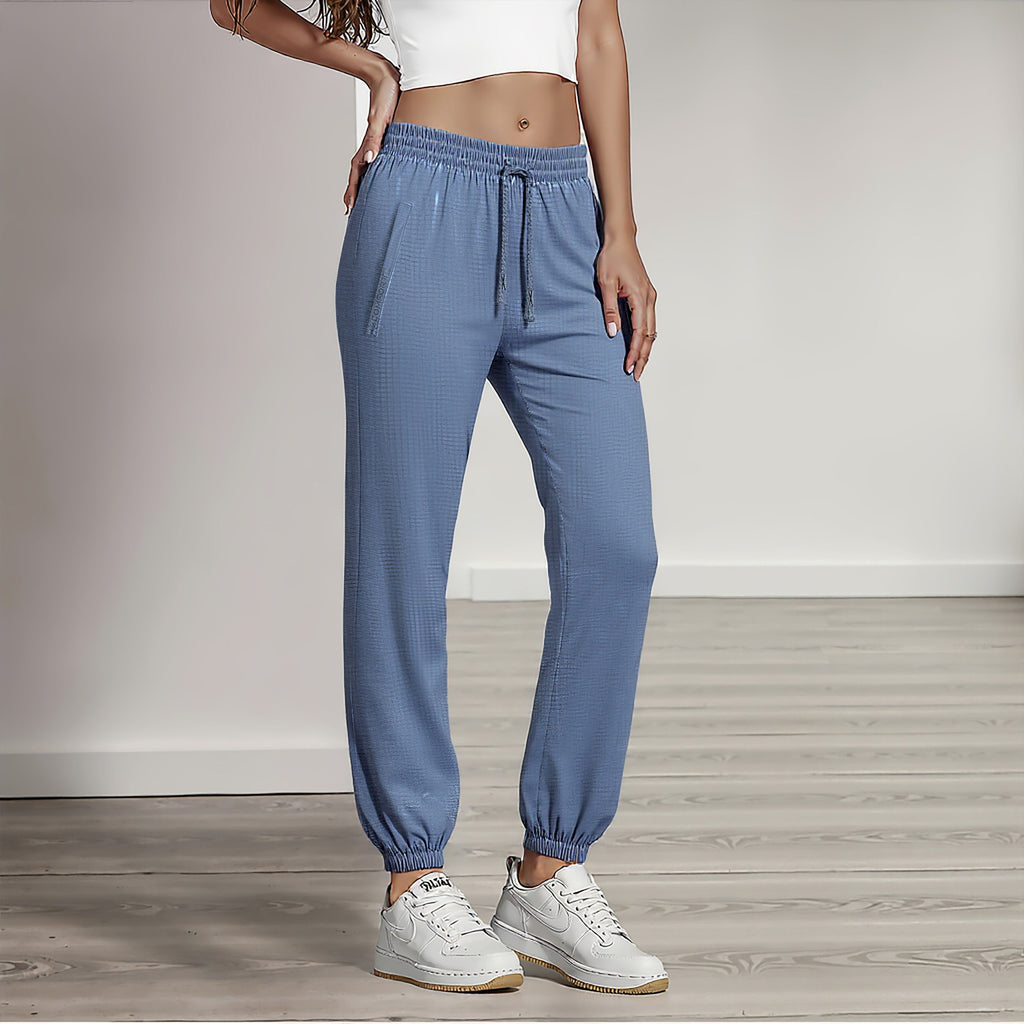 Leggings aus Eisseide mit hohem Bund