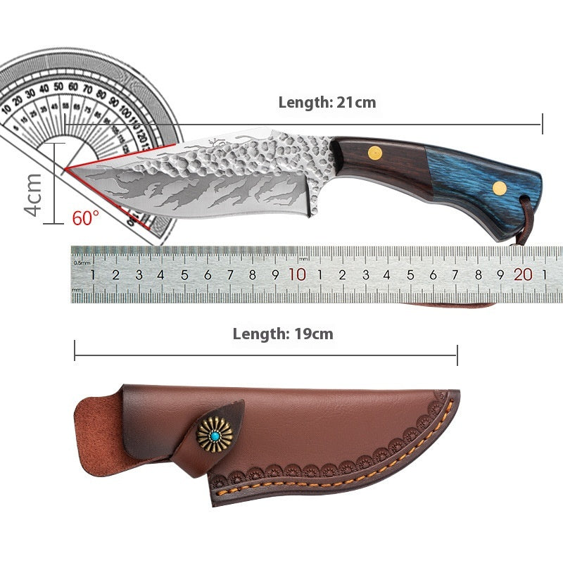 Fleischermesser mit hoher Härte für Camping