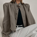 Casual-Hemd mit Stehkragen – Bild 1 | LuxeStyle