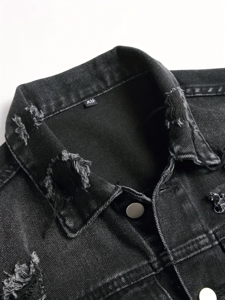 Taillierte Jeansjacke für Herren
