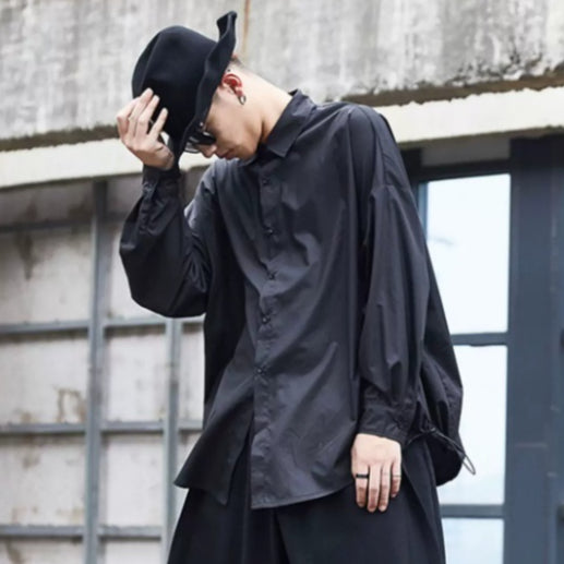 Herren Langarm-Shirt, lockere Passform