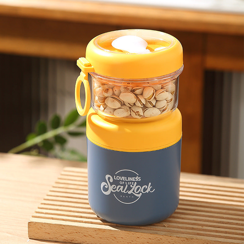 Edelstahl-Frühstücksbecher mit Deckel
