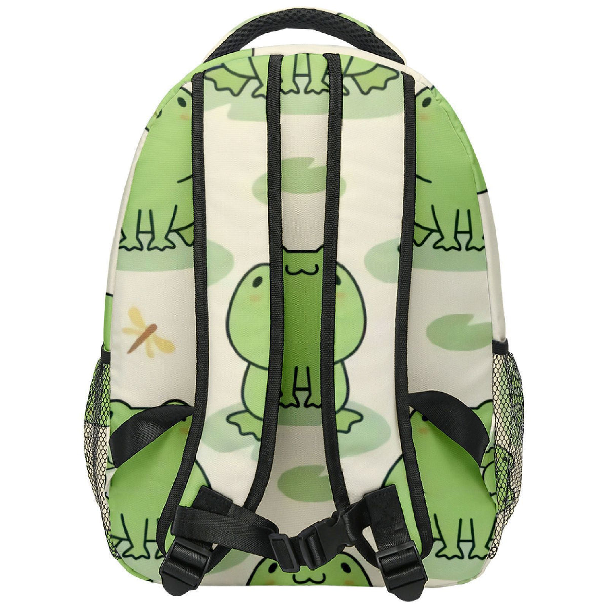 Frosch Cartoon Rucksack für Schule – Bild 11 | LuxeStyle