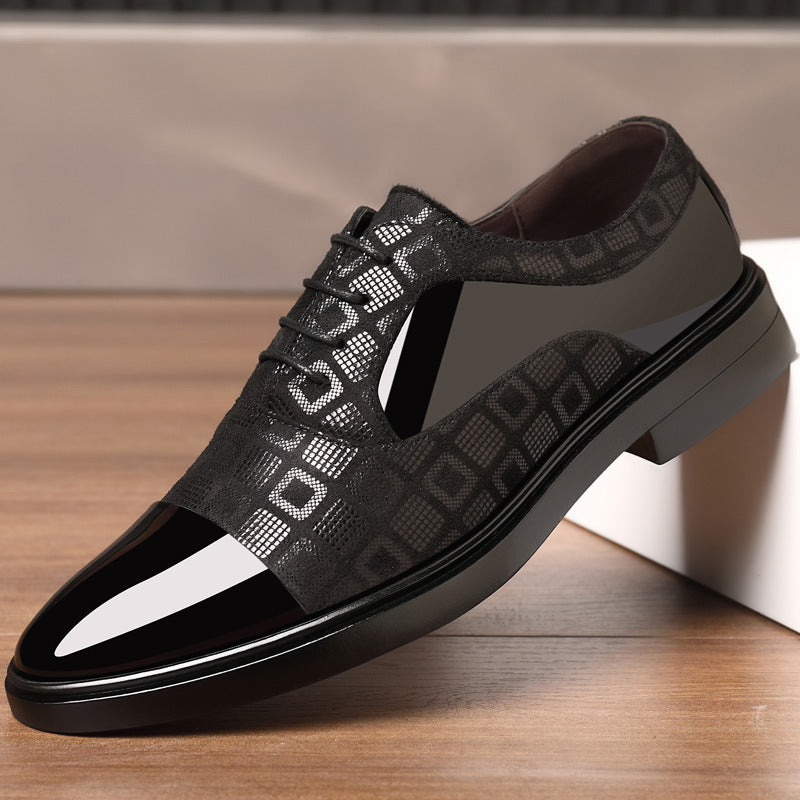 Herren Business-Schuhe aus Mikrofaserleder