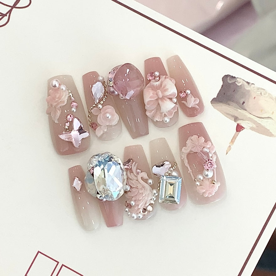 Fairy Light Luxury Crystal Wear Nägel – Bild 14 | LuxeStyle