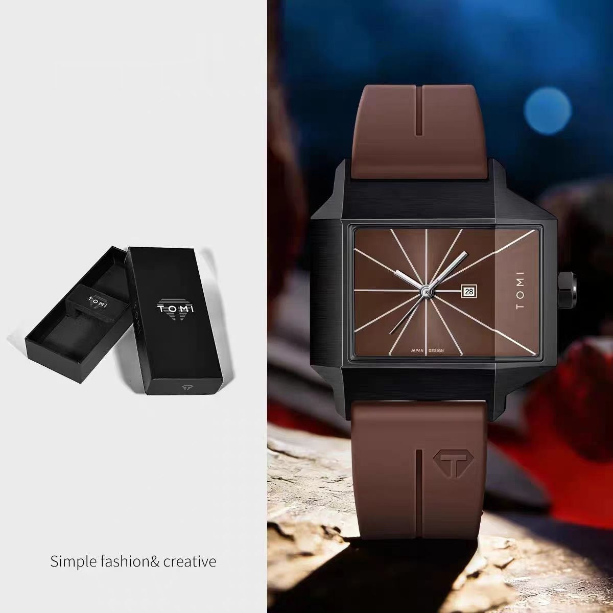 Armbanduhr «Rettangolo» – Rechteckig, Unisex