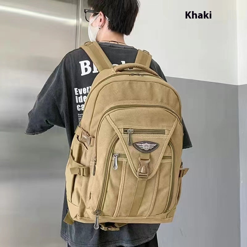 Robuster Canvas Rucksack für Alltag & Freizeit | LuxeStyle