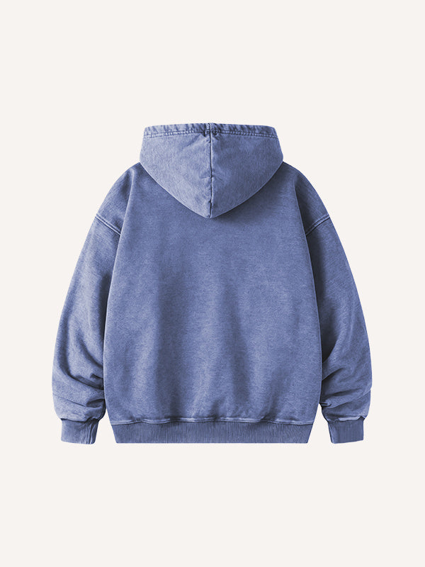 Freizeit-Pullover aus Baumwolle mit Print