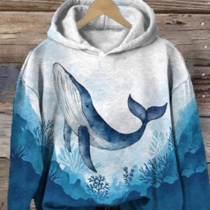 Regenbogen 3D-Hoodie für Damen