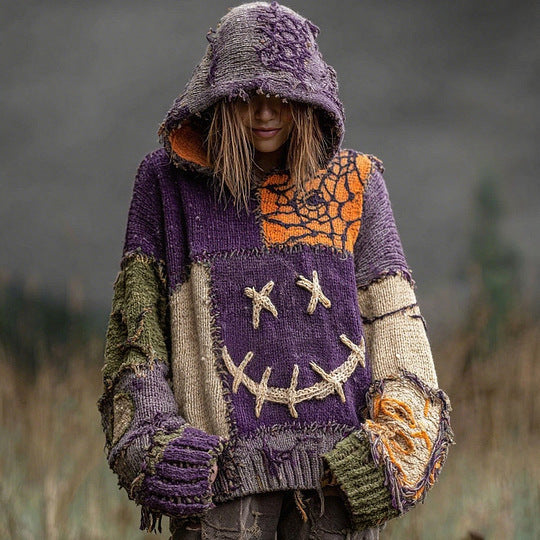 Vintage-Print Pullover