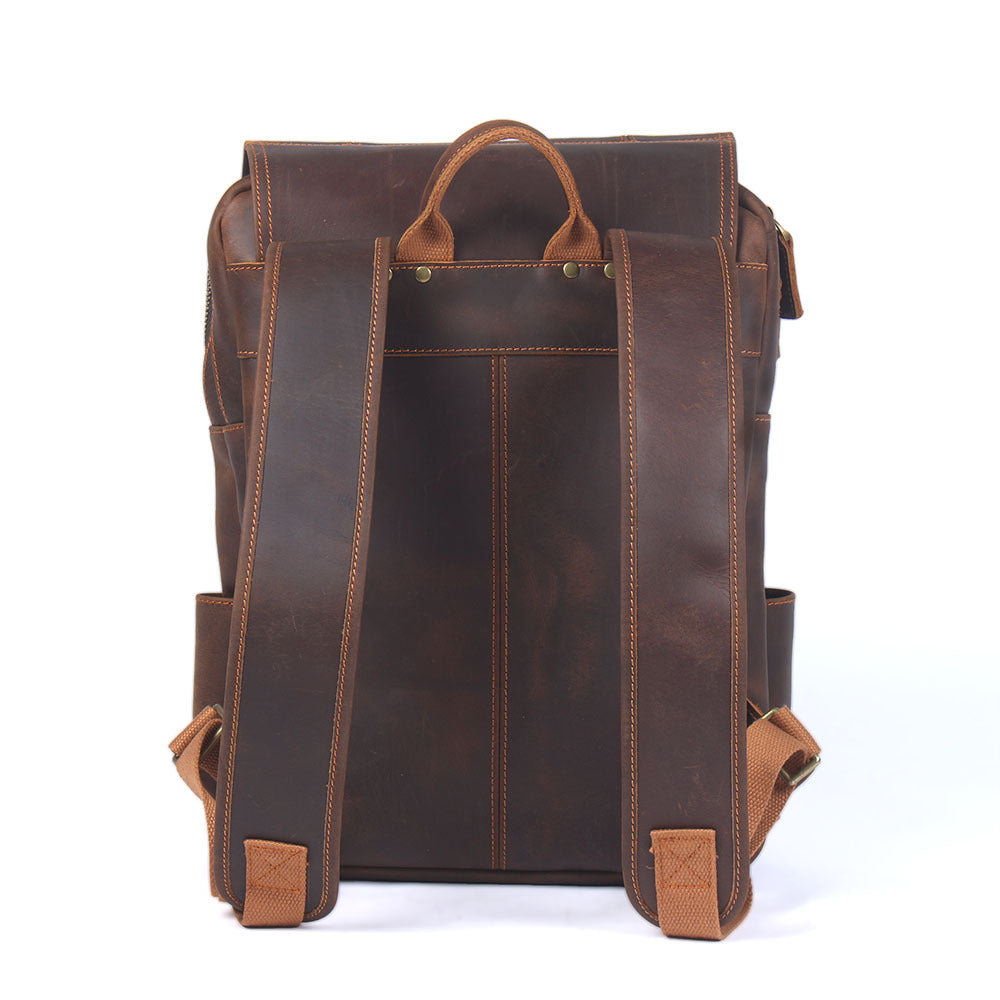 Vintage Crazy Horse Lederrucksack