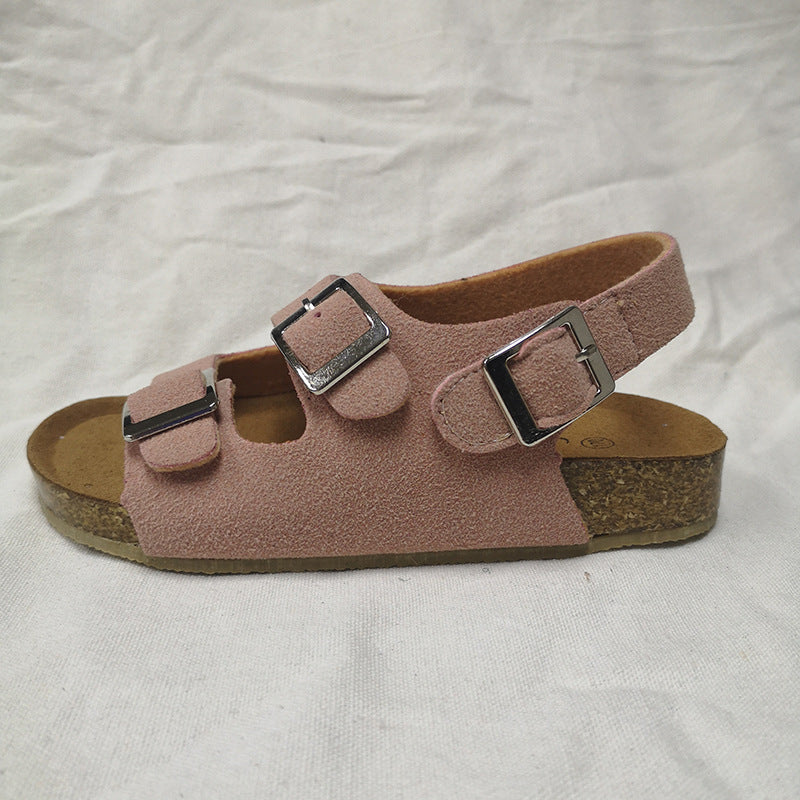 Kinder Sandalen mit Klettverschluss und Korksohle – Bild 4 | LuxeStyle