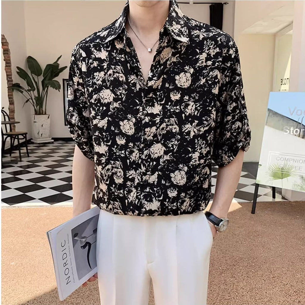 Freizeitshirt mit Blumenmuster – Bild 5 | LuxeStyle