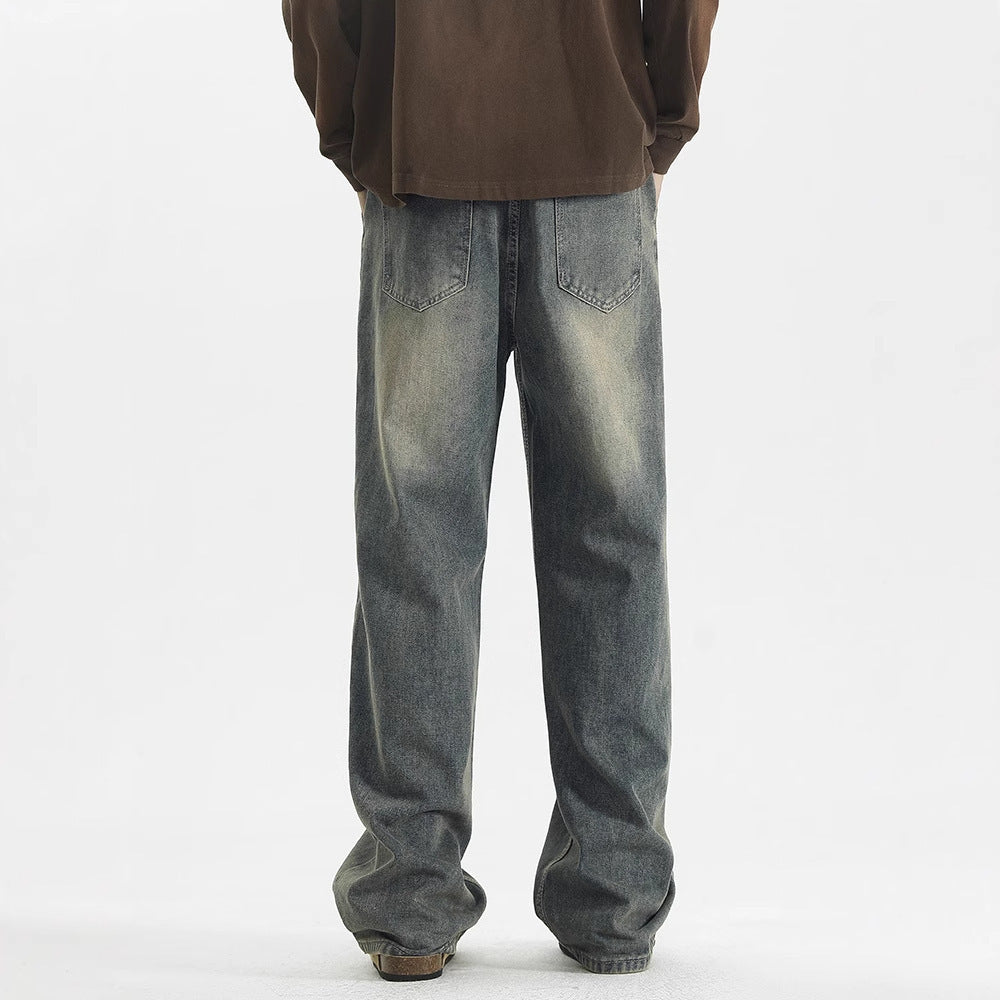 Vintage Distressed Scimitar Jeans für Herren