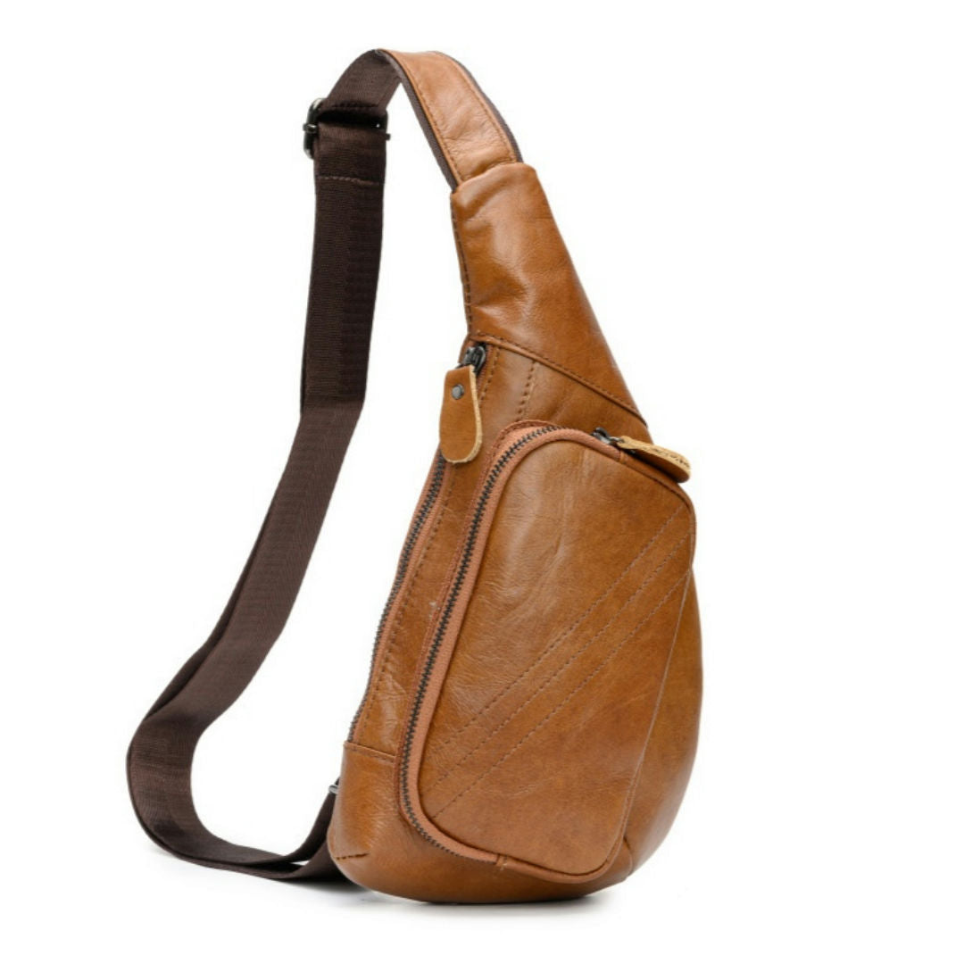 Crossbody-Tasche aus echtem Rindfleischleder – Bild 2 | LuxeStyle
