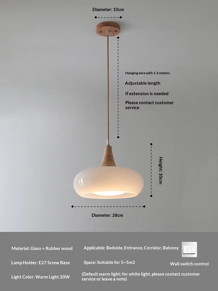 Retro Bauhaus Glaslampe