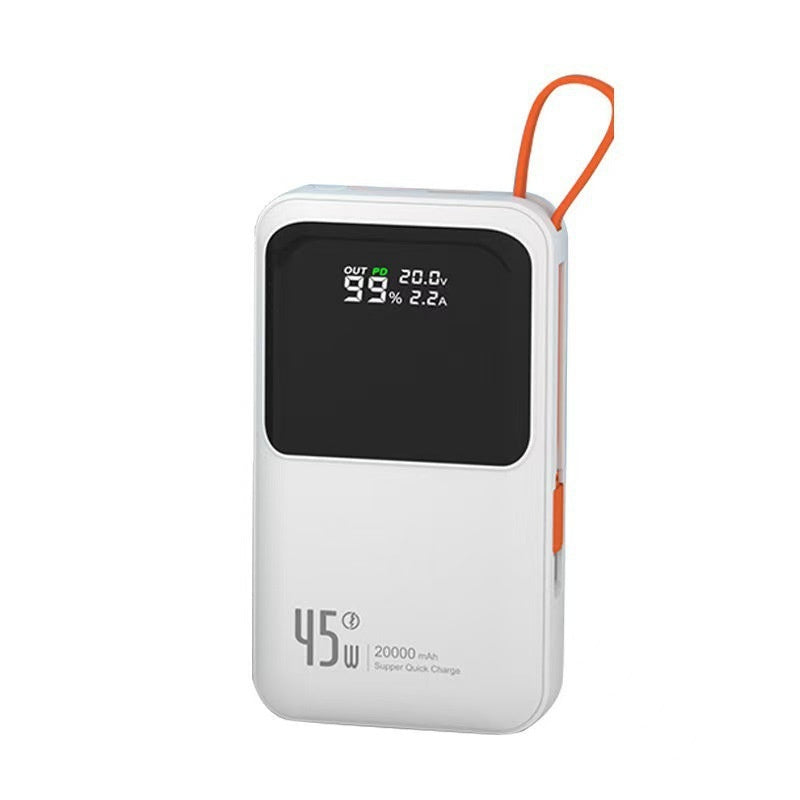 45W Power Bank mit Kabel, 20000 mAh