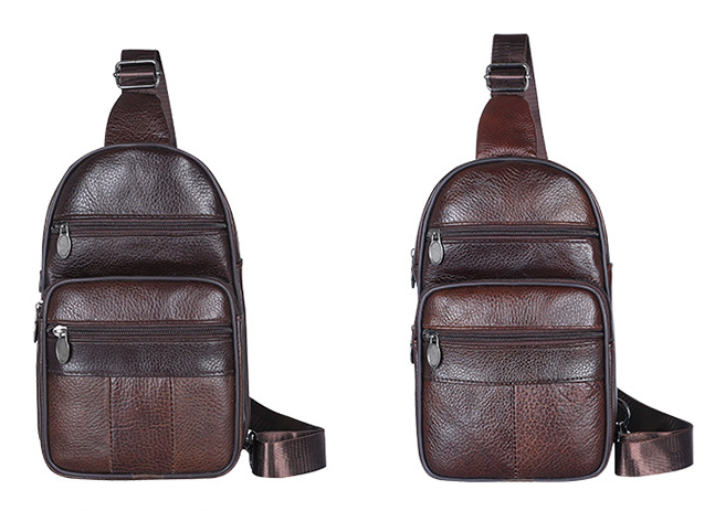 Reiserucksack Herren PU-Leder 28x8x18 cm – Bild 3 | LuxeStyle
