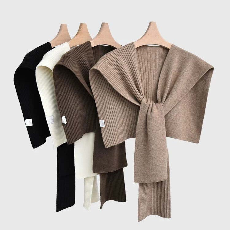 Schwarzer Wollschal für Winter – Bild 7 | LuxeStyle