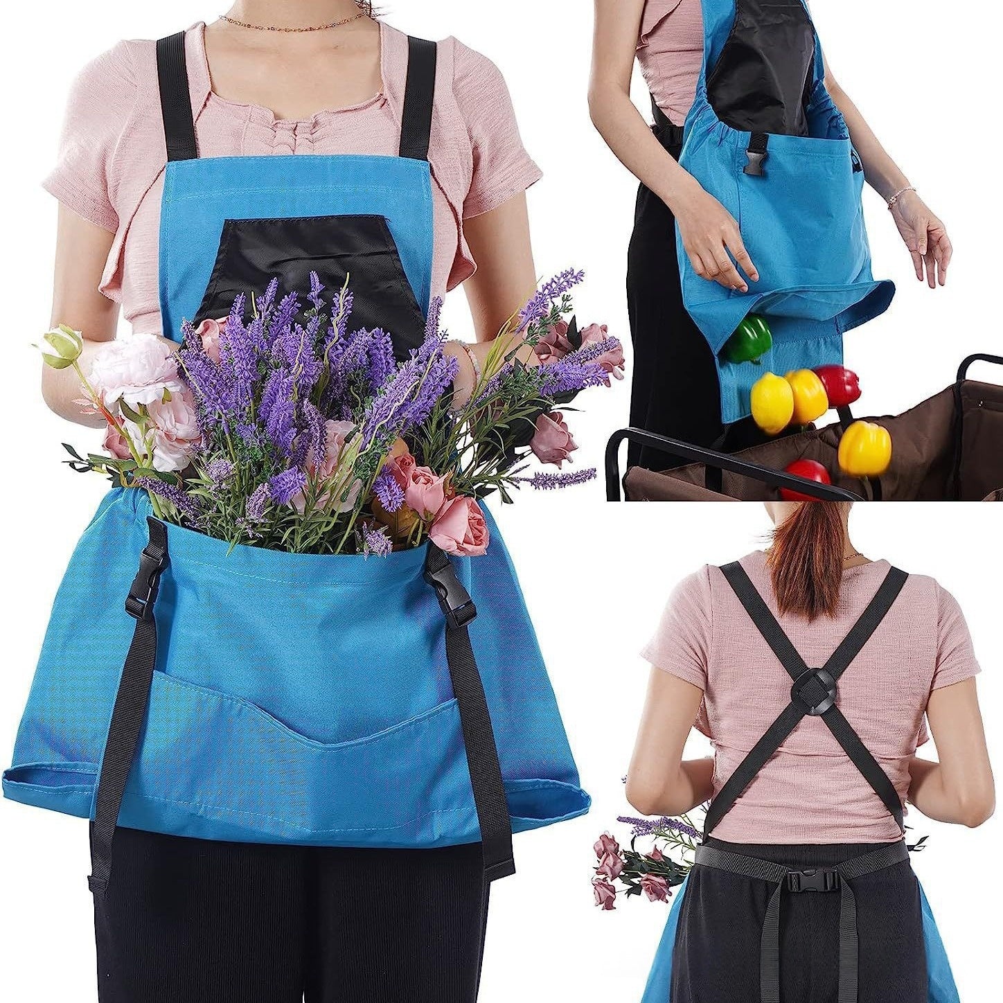 Gärtnerschürze mit grossen Taschen