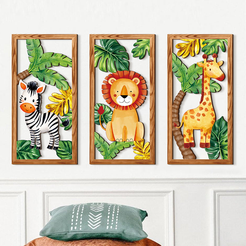 Waldtiere Holzschild Wanddekoration – Bild 3 | LuxeStyle