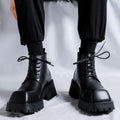 Herren Derby-Schuhe mit dicker Sohle
