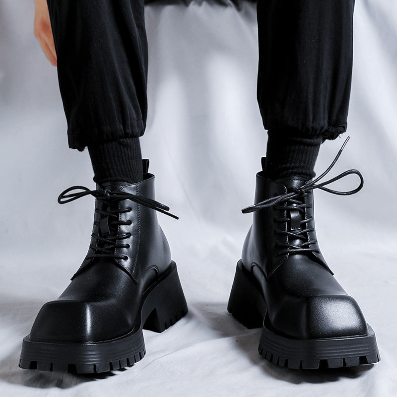 Herren Derby-Schuhe mit dicker Sohle