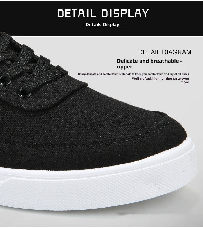 Herren Low-Top Canvas Schuhe – Bild 4 | LuxeStyle