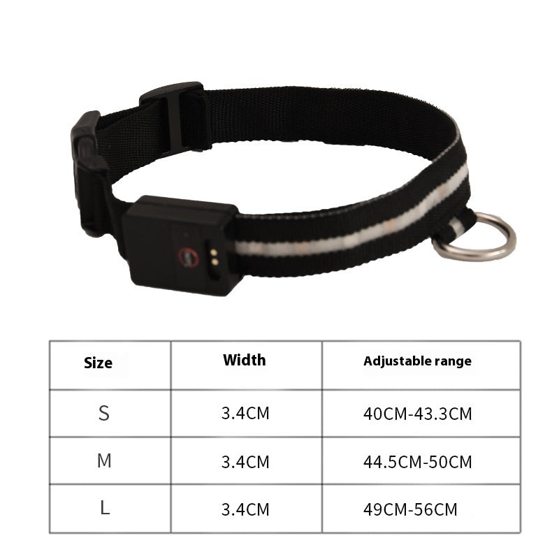 Leuchthalsband für Hunde mit LED-Beleuchtung | LuxeStyle