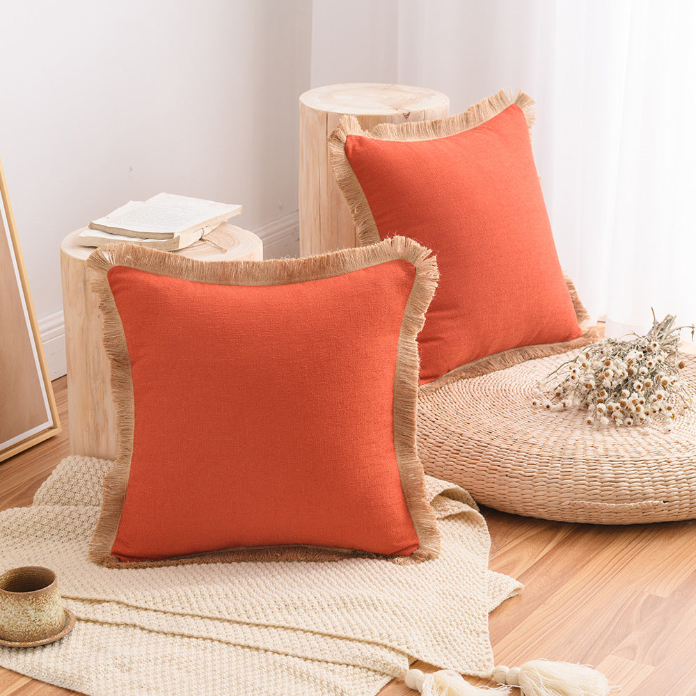 Nordic Style Kissenbezug aus Baumwolle und Leinen – Bild 6 | LuxeStyle