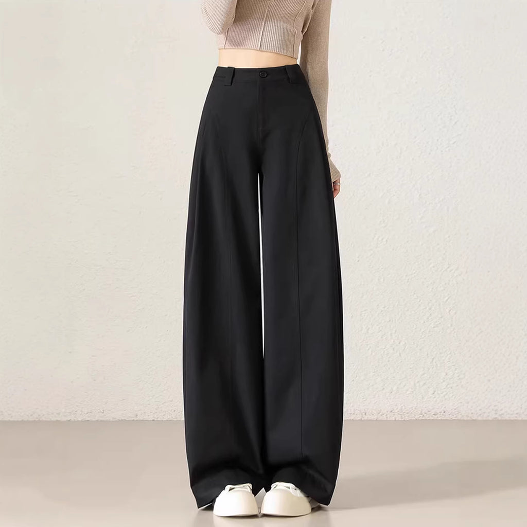 Weite Damenhosen mit Stretch