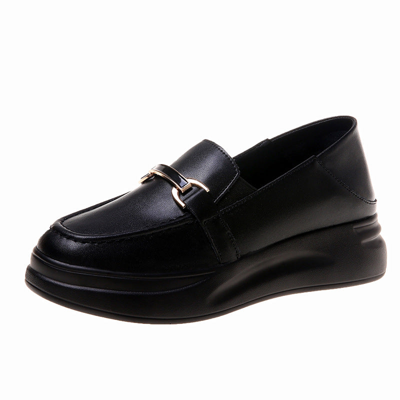 Slip-on Schuhe mit erhöhter Sohle – Bild 4 | LuxeStyle