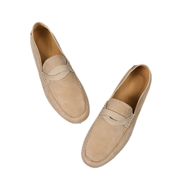 Leder-Slipper im Old Money Stil