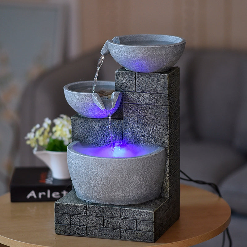 Tisch-Humidifikator mit Wasserspiel