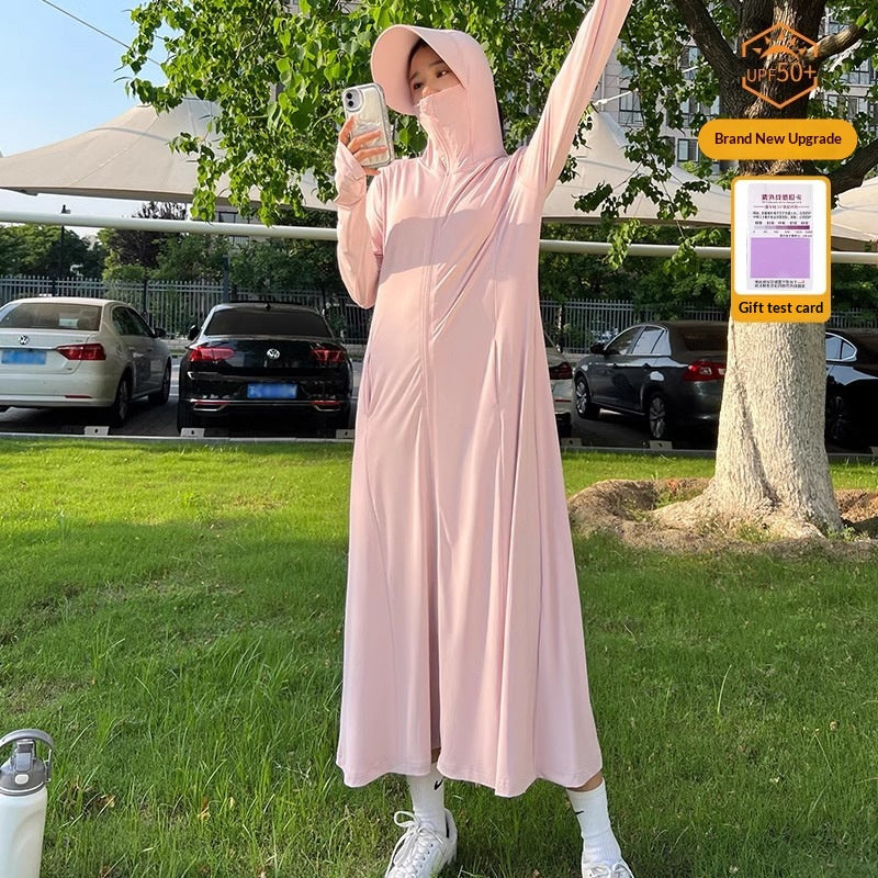 UV-Schutz Sommerkleid mit Taillenbetonung