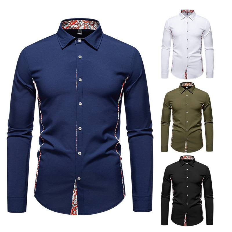 Polohemd mit Paisley-Muster und Farbkontrast – Bild 4 | LuxeStyle