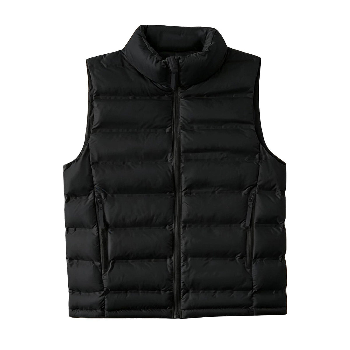 Schwarzer Baumwoll-gefütterter Westejacke – Bild 4 | LuxeStyle