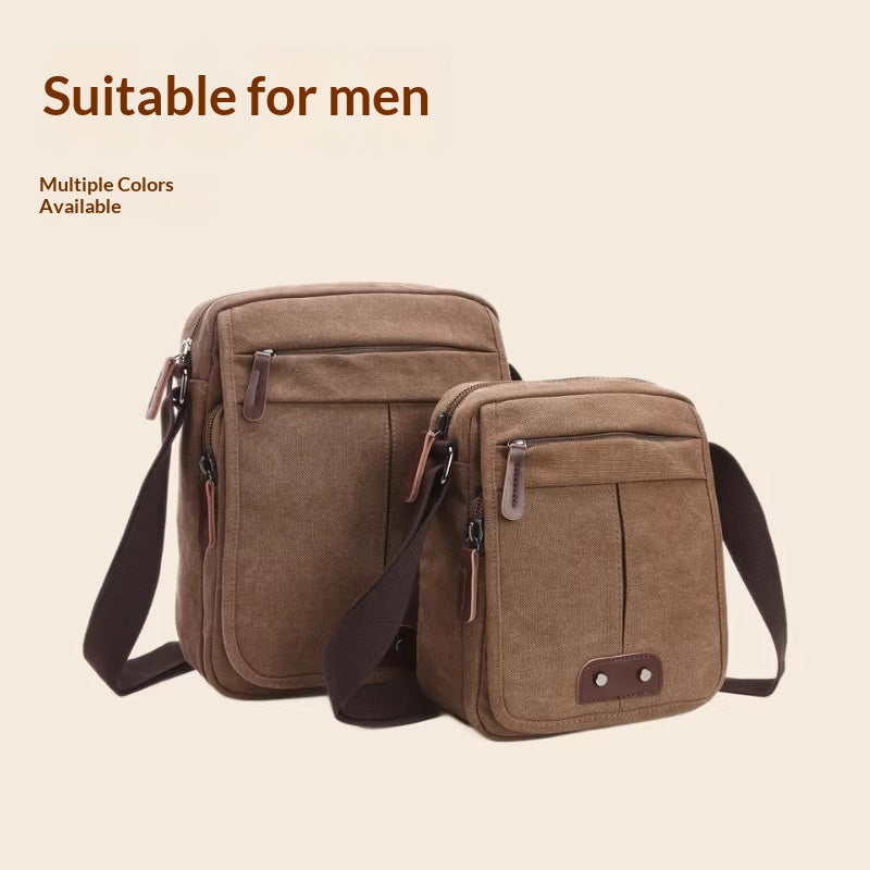 Koreaner-Stil Canvas Crossbody Tasche für Outdoor