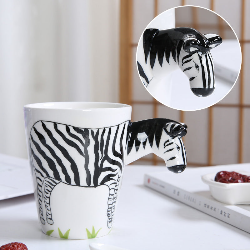 Keramiktasse 400 ml 3D Zebra – Bild 5 | LuxeStyle