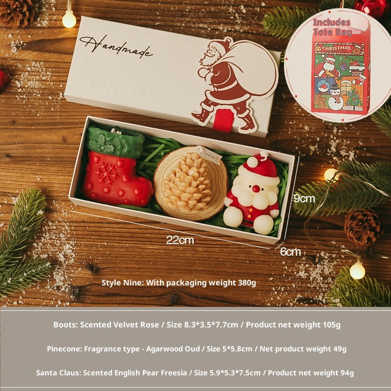 Weihnachts-Duftkerze im Geschenkset – Bild 6 | LuxeStyle